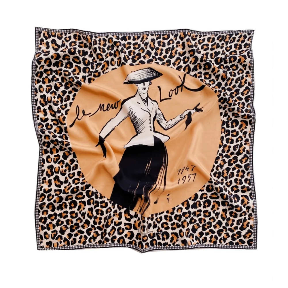 VINTAGE CHRISTIAN DIOR LADY SCARF